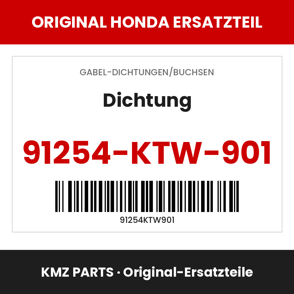 Honda Original Dichtung 91254-KTW-901