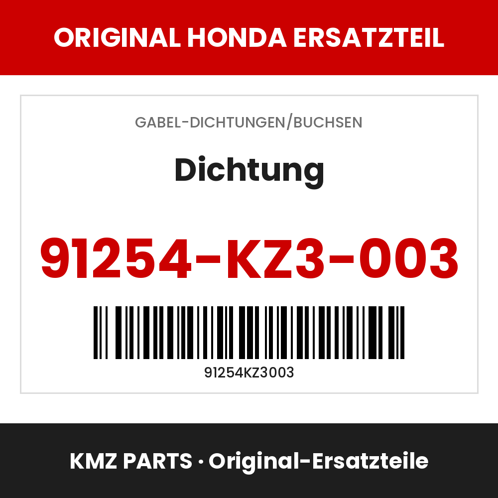 Honda Original Dichtung 91254-KZ3-003