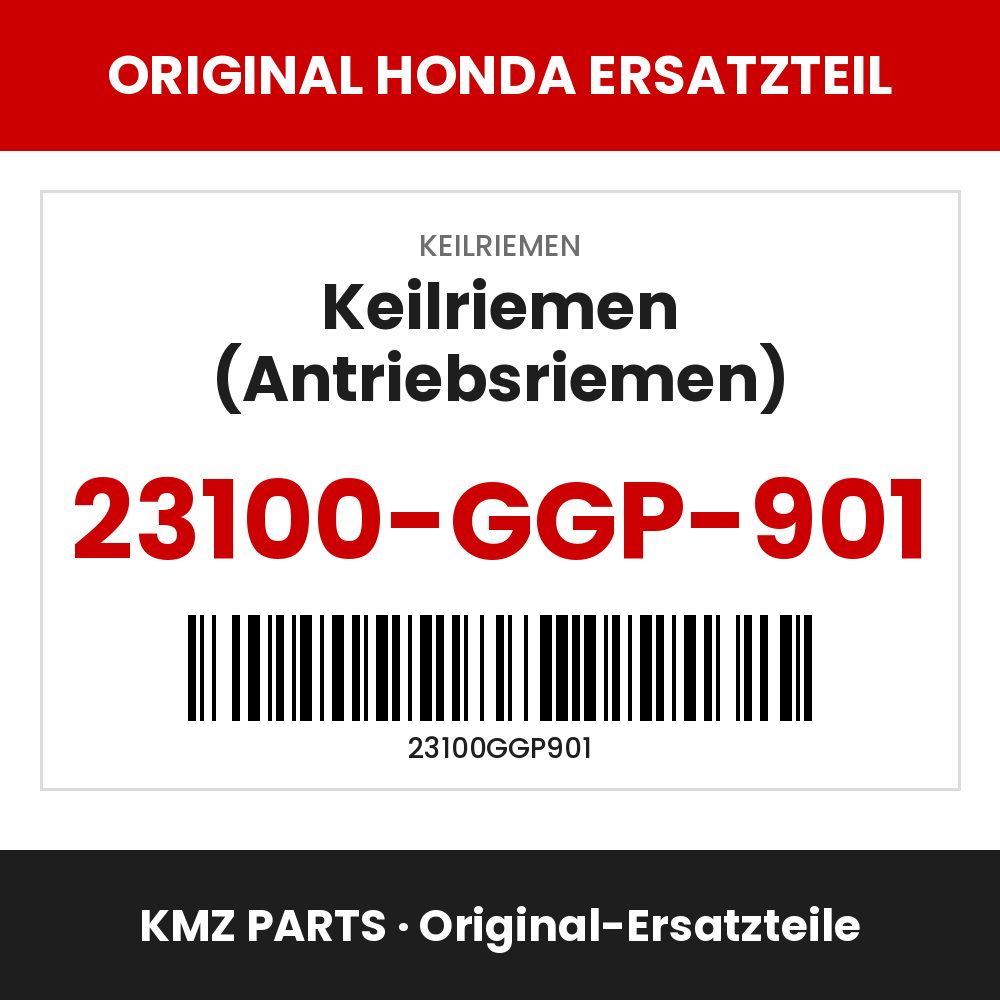 Honda Original Keilriemen (Antriebsriemen) 23100-GGP-901