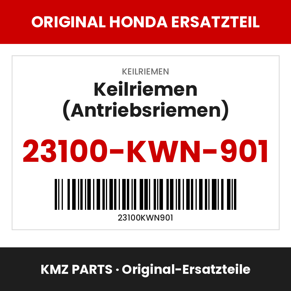 Honda Original Keilriemen (Antriebsriemen) 23100-KWN-901