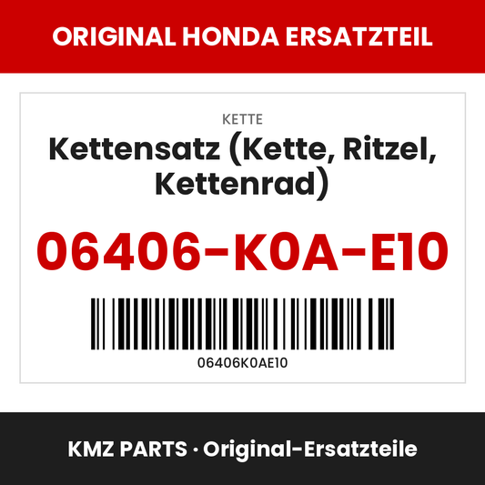 Honda Original Kettensatz (Kette, Ritzel, Kettenrad) 06406-K0A-E10