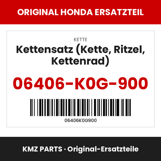 Honda Original Kettensatz (Kette, Ritzel, Kettenrad) 06406-K0G-900