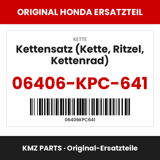 Honda Original Kettensatz (Kette, Ritzel, Kettenrad) 06406-KPC-641
