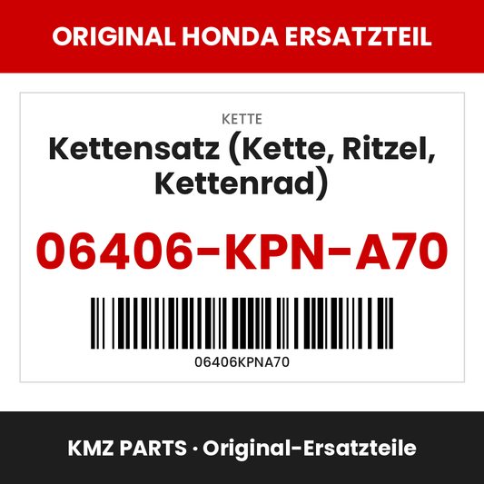 Honda Original Kettensatz (Kette, Ritzel, Kettenrad) 06406-KPN-A70