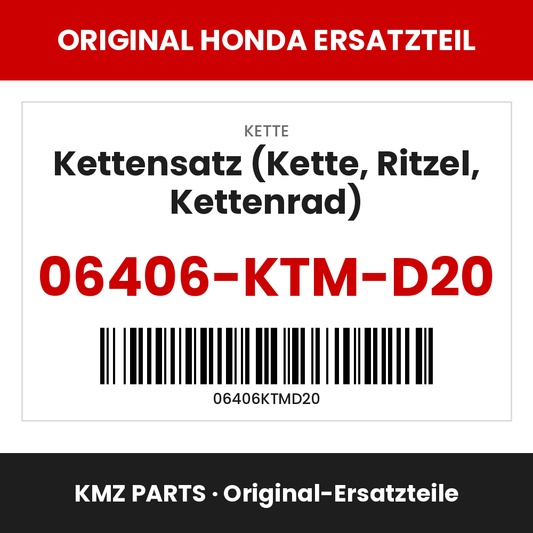 Honda Original Kettensatz (Kette, Ritzel, Kettenrad) 06406-KTM-D20