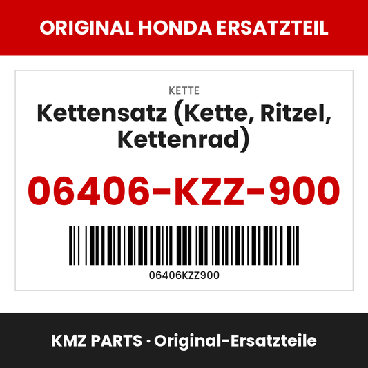 Honda Original Kettensatz (Kette, Ritzel, Kettenrad) 06406-KZZ-900