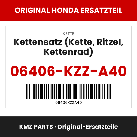 Honda Original Kettensatz (Kette, Ritzel, Kettenrad) 06406-KZZ-A40