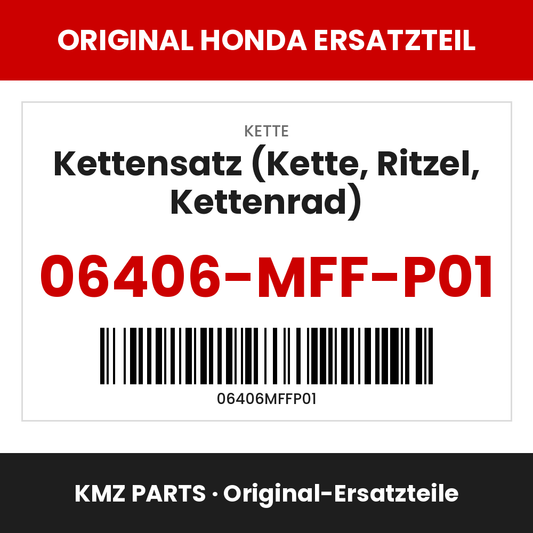 Honda Original Kettensatz (Kette, Ritzel, Kettenrad) 06406-MFF-P01