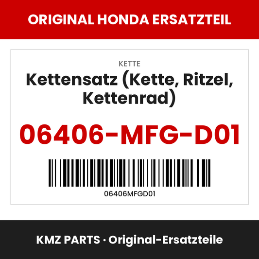 Honda Original Kettensatz (Kette, Ritzel, Kettenrad) 06406-MFG-D01