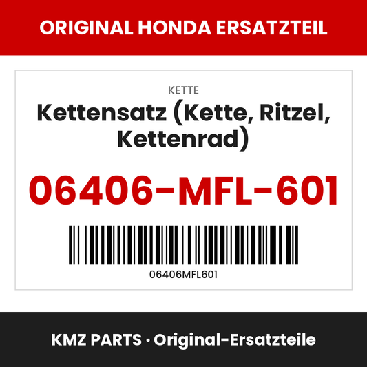 Honda Original Kettensatz (Kette, Ritzel, Kettenrad) 06406-MFL-601