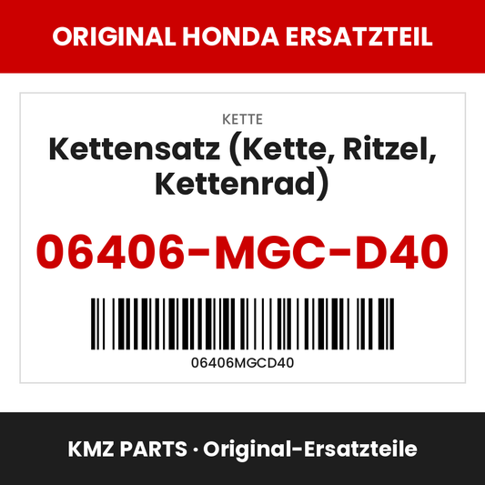 Honda Original Kettensatz (Kette, Ritzel, Kettenrad) 06406-MGC-D40