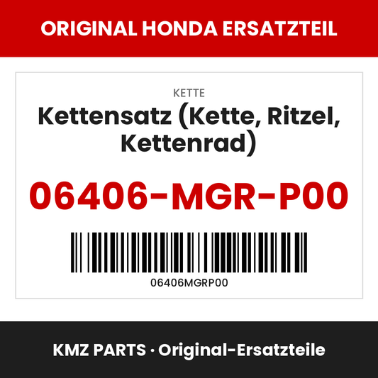 Honda Original Kettensatz (Kette, Ritzel, Kettenrad) 06406-MGR-P00