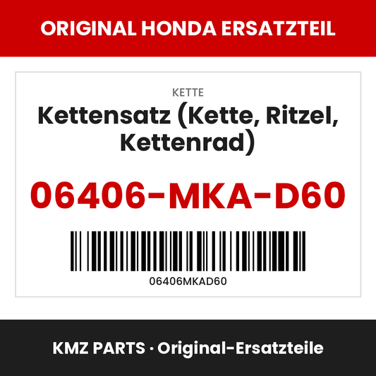 Honda Original Kettensatz (Kette, Ritzel, Kettenrad) 06406-MKA-D60