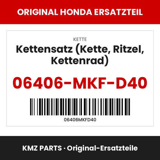 Honda Original Kettensatz (Kette, Ritzel, Kettenrad) 06406-MKF-D40