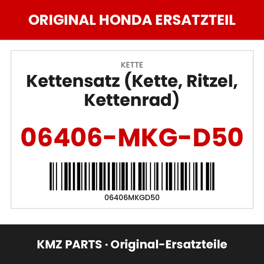 Honda Original Kettensatz (Kette, Ritzel, Kettenrad) 06406-MKG-D50