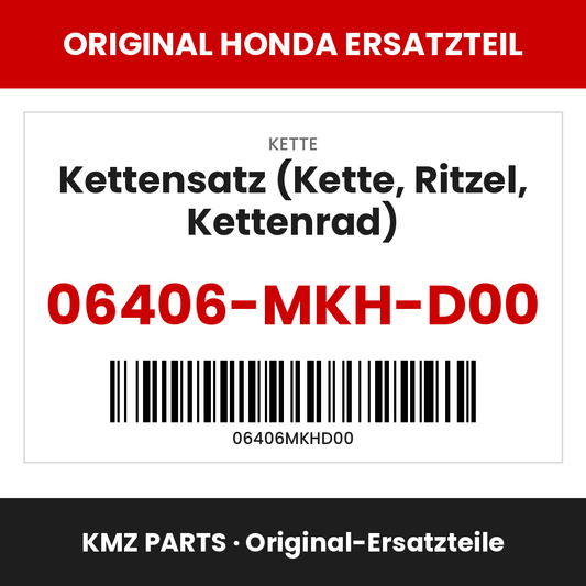 Honda Original Kettensatz (Kette, Ritzel, Kettenrad) 06406-MKH-D00