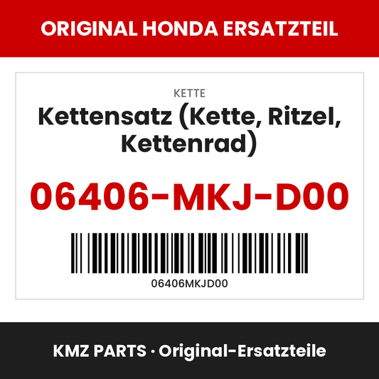 Honda Original Kettensatz (Kette, Ritzel, Kettenrad) 06406-MKJ-D00