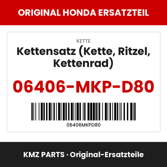 Honda Original Kettensatz (Kette, Ritzel, Kettenrad) 06406-MKP-D80