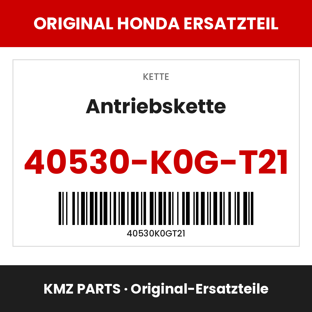 Honda Original Antriebskette 40530-K0G-T21