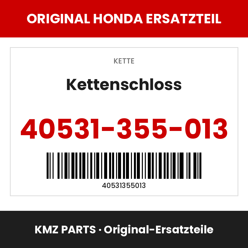 Honda Original Kettenschloss 40531-355-013