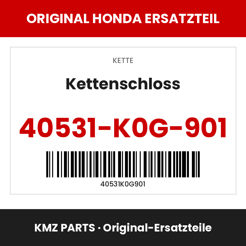 Honda Original Kettenschloss 40531-K0G-901