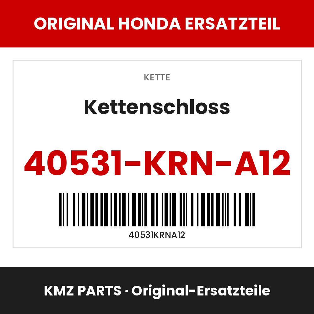 Honda Original Kettenschloss 40531-KRN-A12