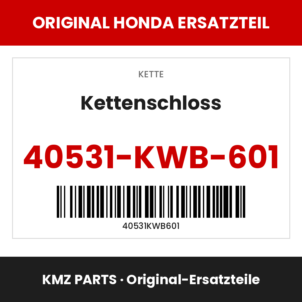 Honda Original Kettenschloss 40531-KWB-601