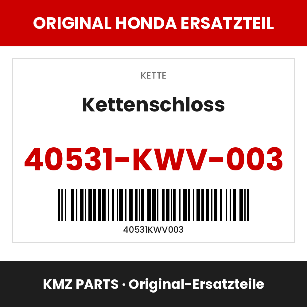 Honda Original Kettenschloss 40531-KWV-003
