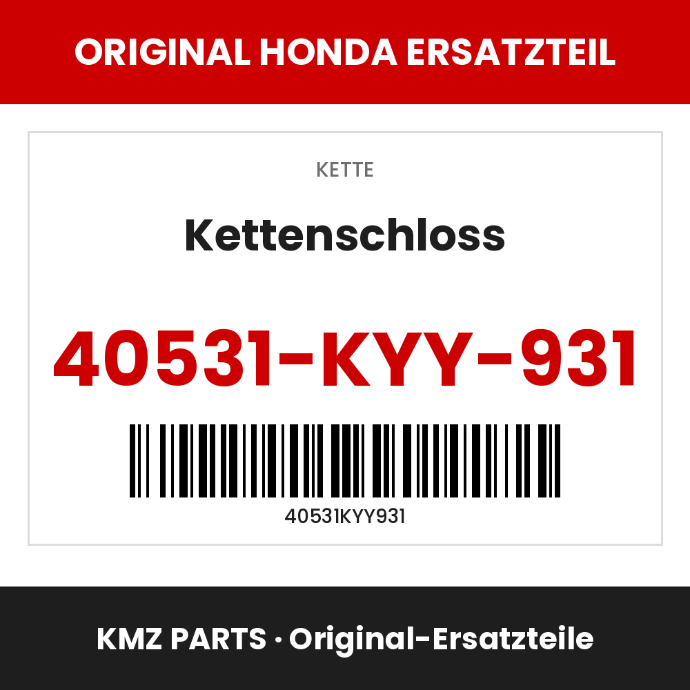 Honda Original Kettenschloss 40531-KYY-931