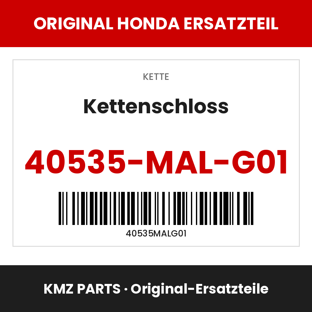 Honda Original Kettenschloss 40535-MAL-G01