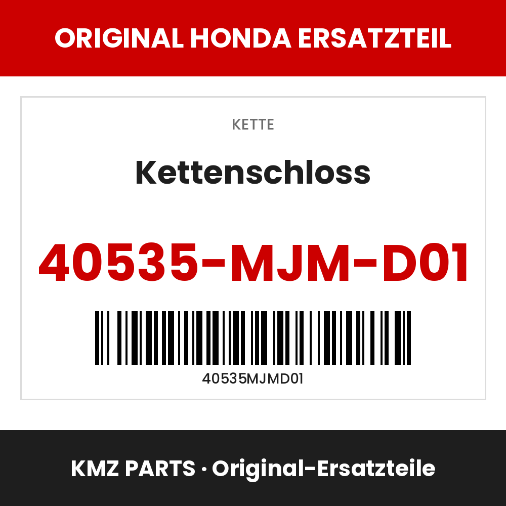 Honda Original Kettenschloss 40535-MJM-D01