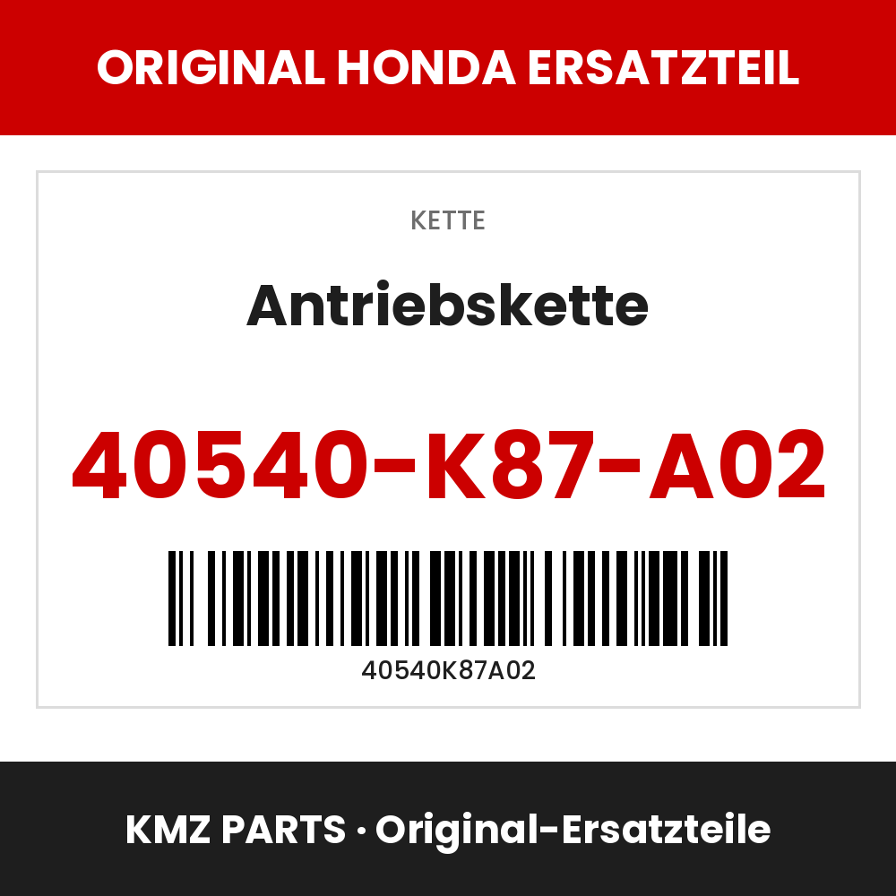 Honda Original Antriebskette 40540-K87-A02