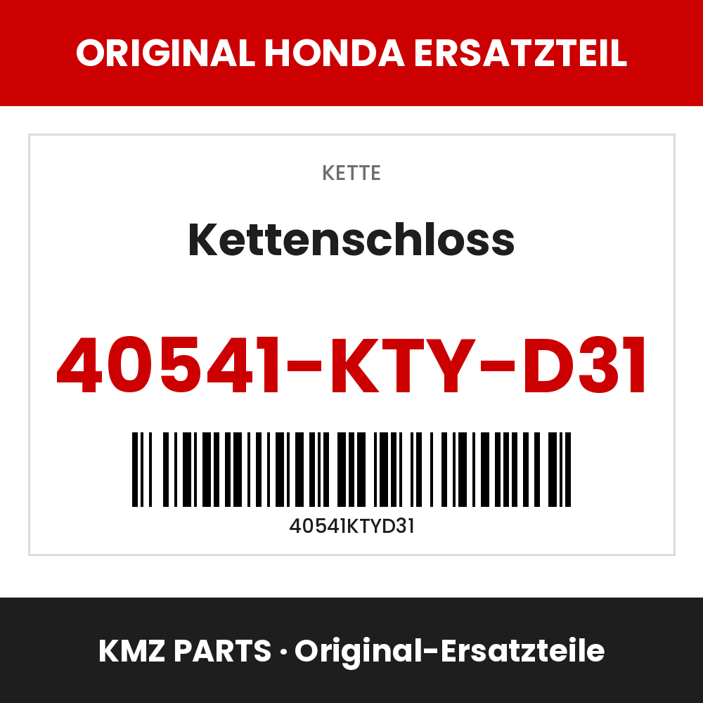 Honda Original Kettenschloss 40541-KTY-D31