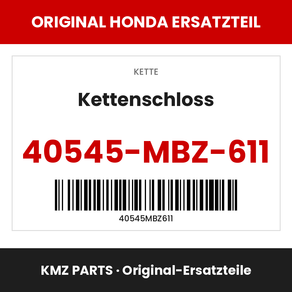 Honda Original Kettenschloss 40545-MBZ-611