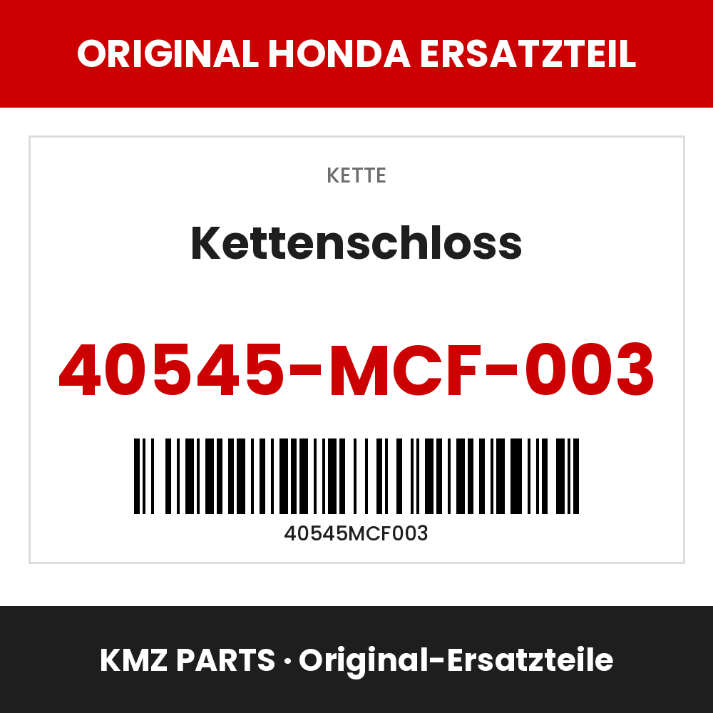 Honda Original Kettenschloss 40545-MCF-003