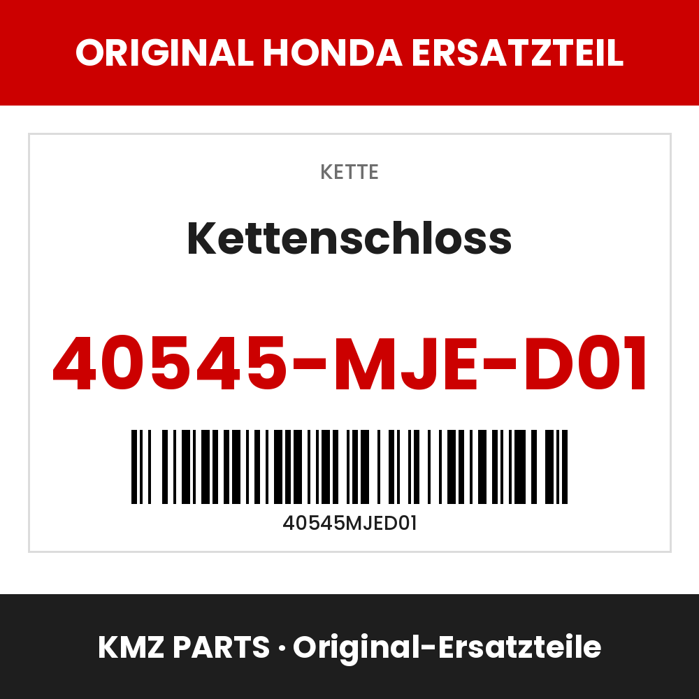 Honda Original Kettenschloss 40545-MJE-D01