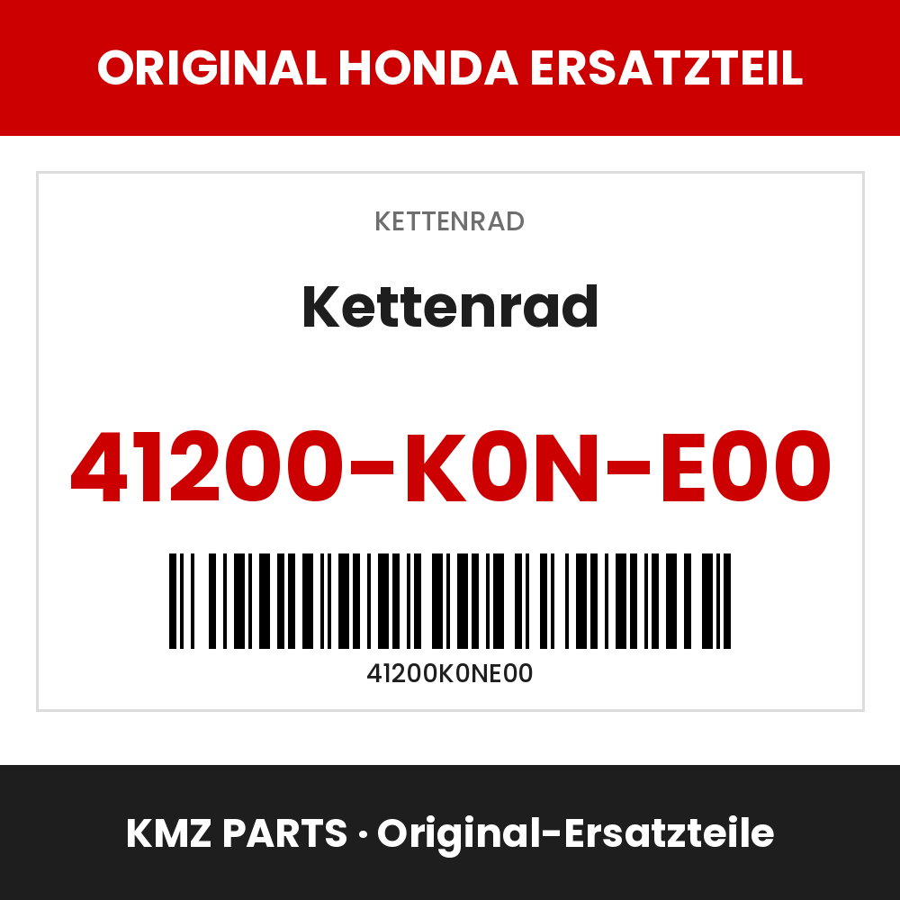 Honda Original Kettenrad 41200-K0N-E00