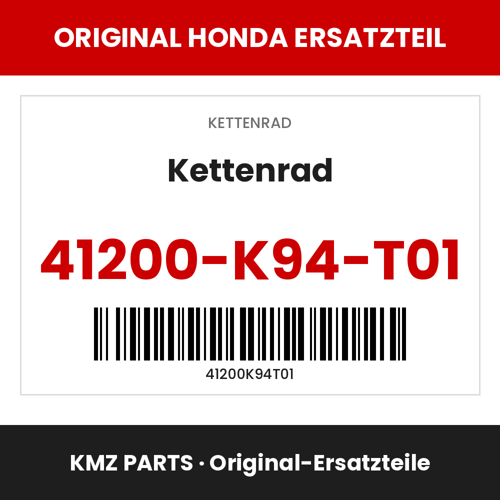 Honda Original Kettenrad 41200-K94-T01