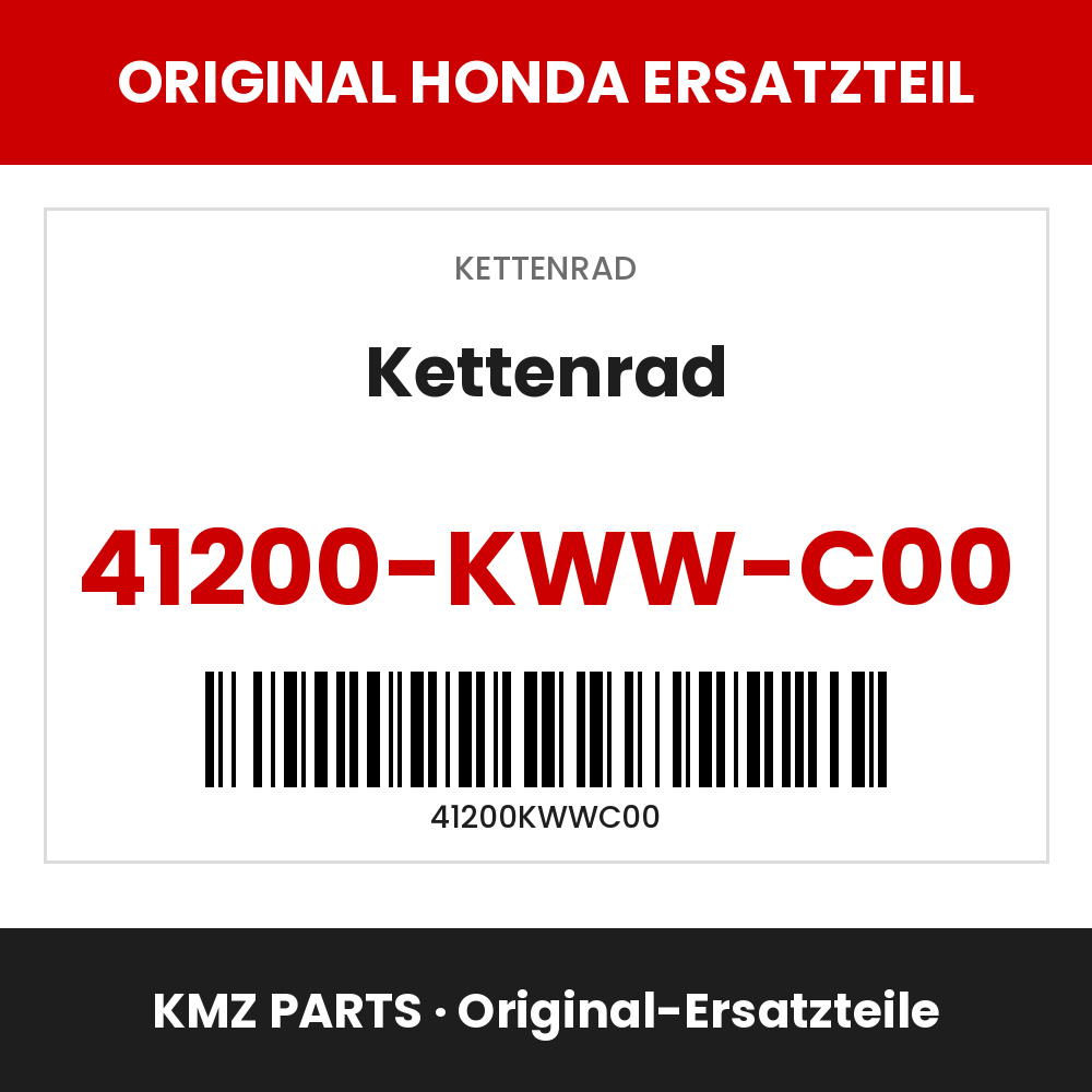 Honda Original Kettenrad 41200-KWW-C00
