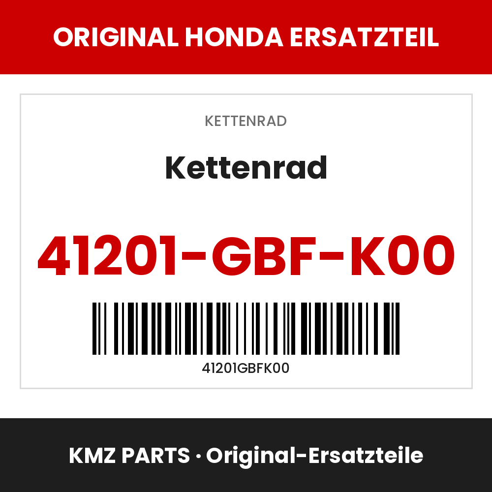 Honda Original Kettenrad 41201-GBF-K00