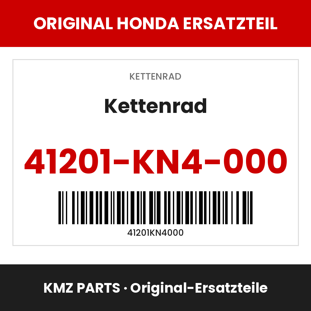 Honda Original Kettenrad 41201-KN4-000