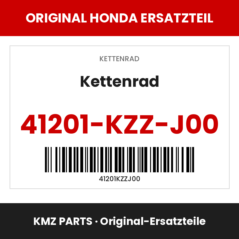 Honda Original Kettenrad 41201-KZZ-J00