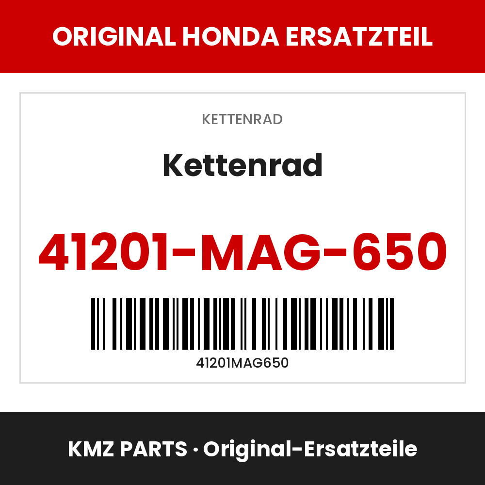 Honda Original Kettenrad 41201-MAG-650