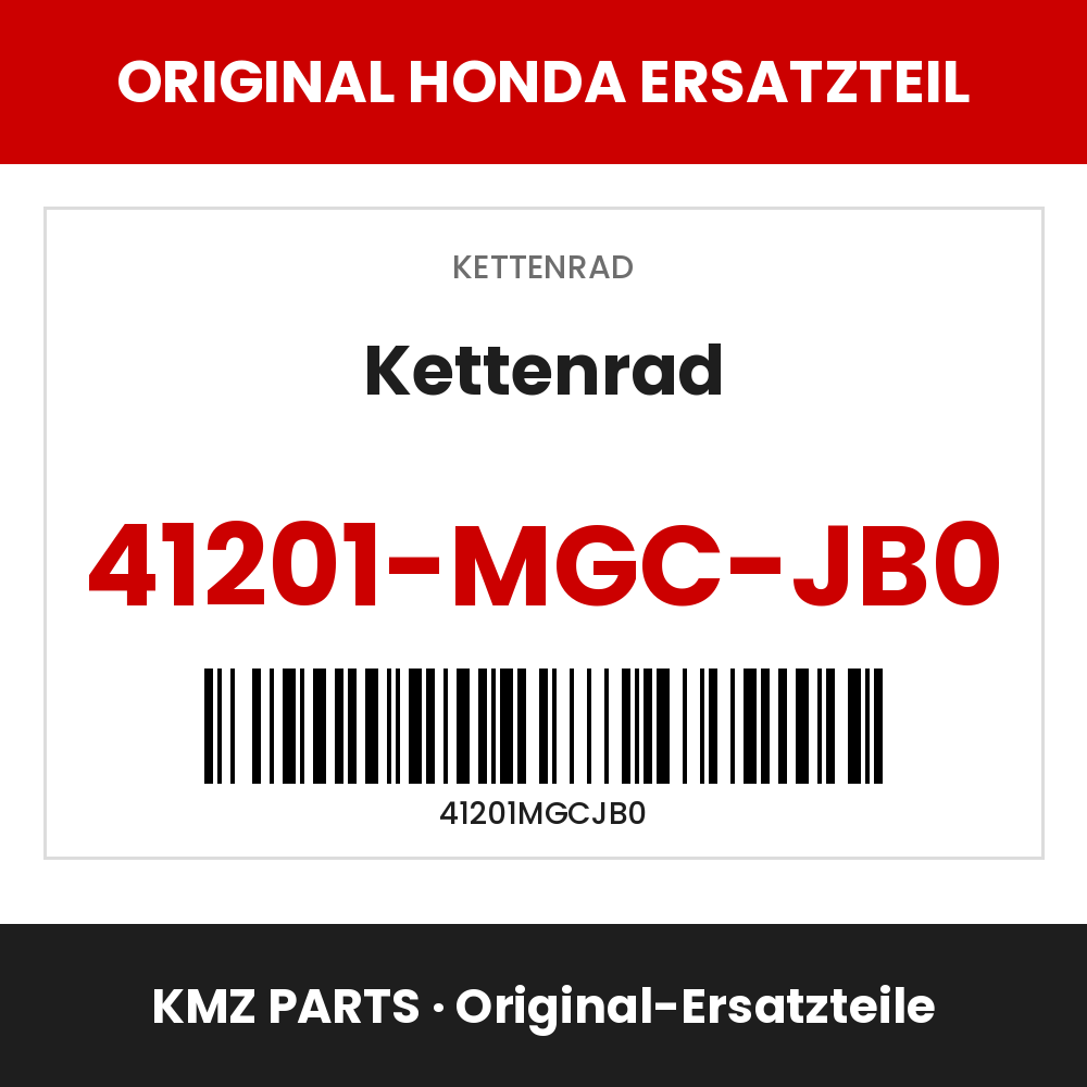 Honda Original Kettenrad 41201-MGC-JB0