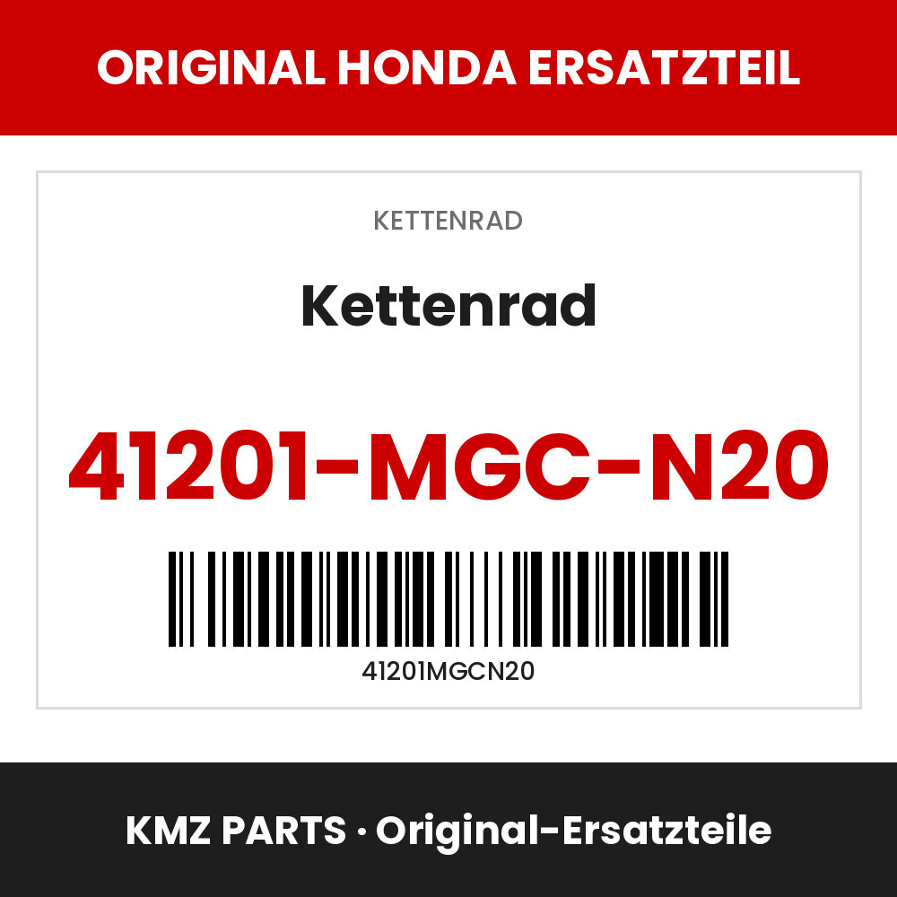 Honda Original Kettenrad 41201-MGC-N20