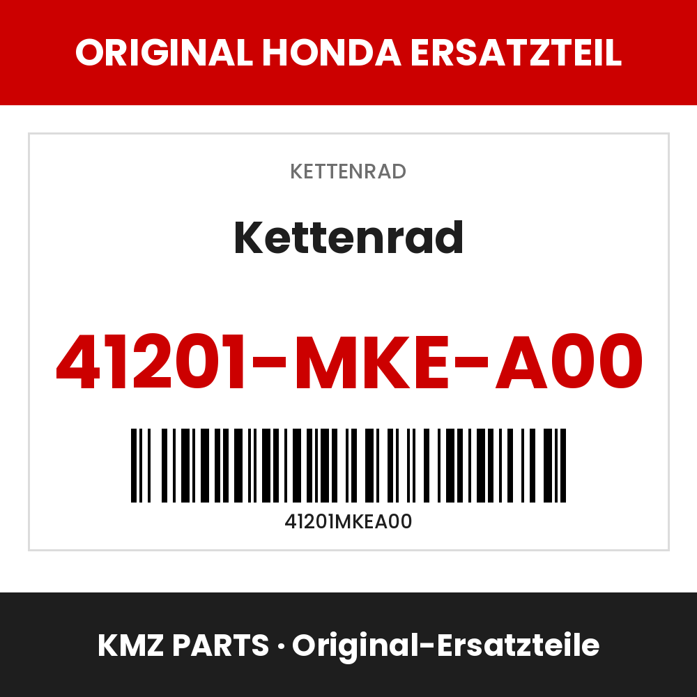 Honda Original Kettenrad 41201-MKE-A00