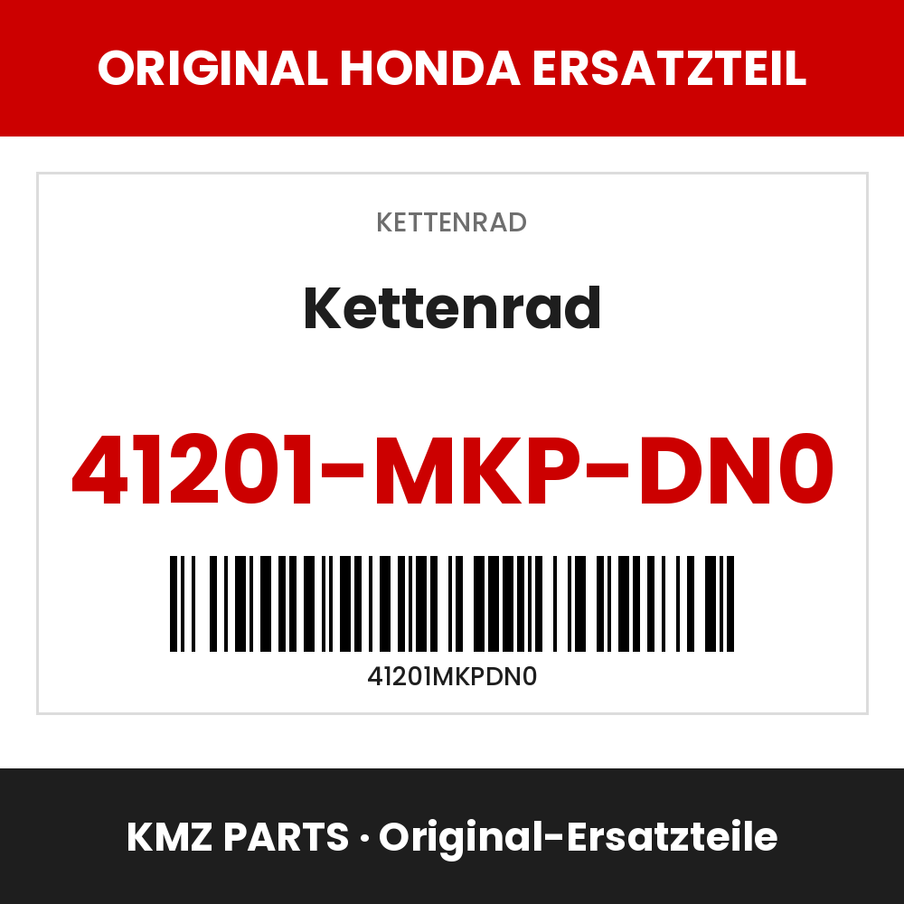 Honda Original Kettenrad 41201-MKP-DN0
