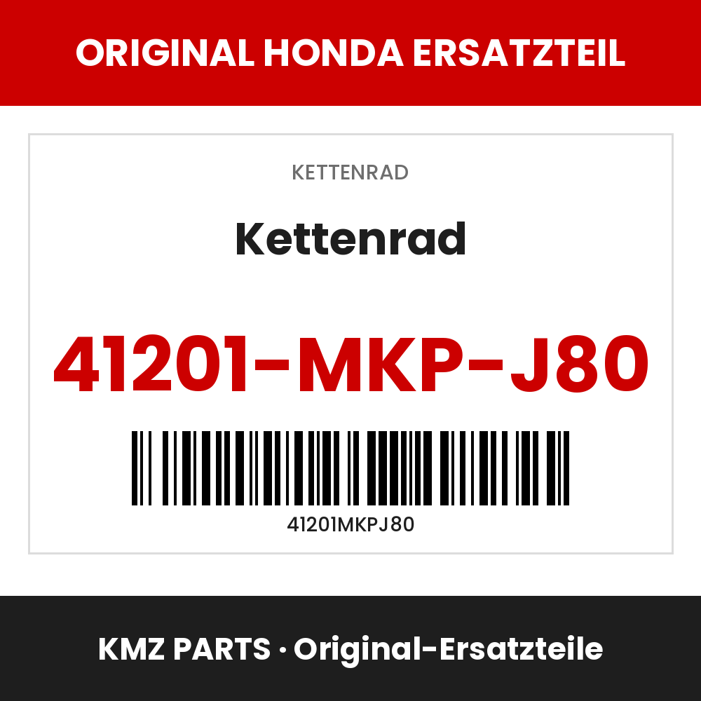 Honda Original Kettenrad 41201-MKP-J80