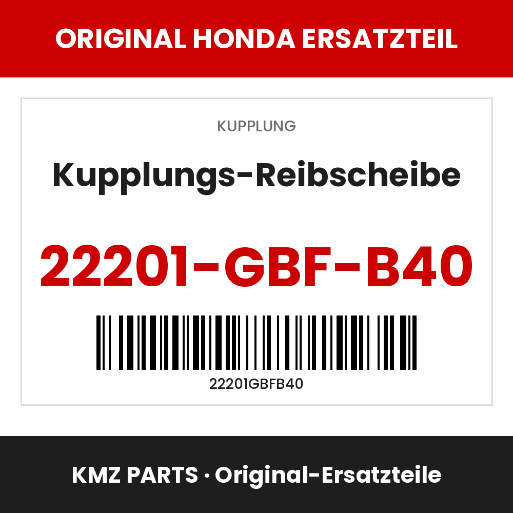 Honda Original Kupplungs-Reibscheibe 22201-GBF-B40