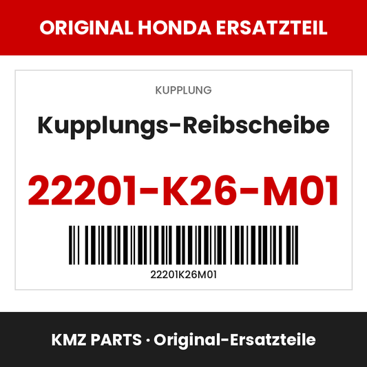 Honda Original Kupplungs-Reibscheibe 22201-K26-M01